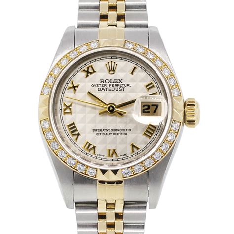 rolex lady datejust modelo 69173|Rolex 69173 diamond bezel.